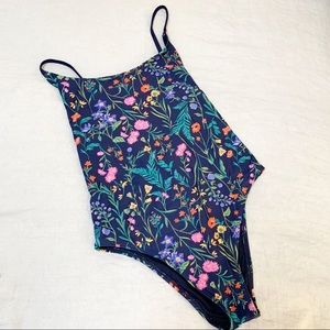 Aerie Strappy Back One Piece Swimsuit Sz Small